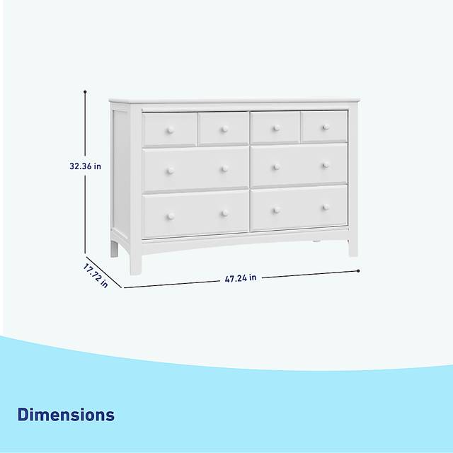 Kids Elun White Dresser - Thumbnail - Image 5