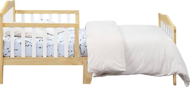 Kids Elvoro Natural/White Toddler Bed - Thumbnail - Image 6