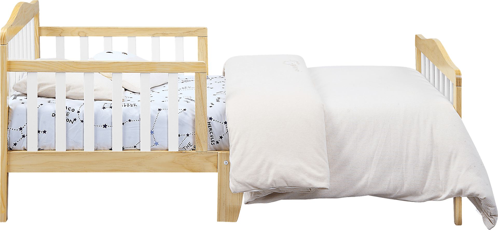 Kids Elvoro Natural/White Toddler Bed - Image 6