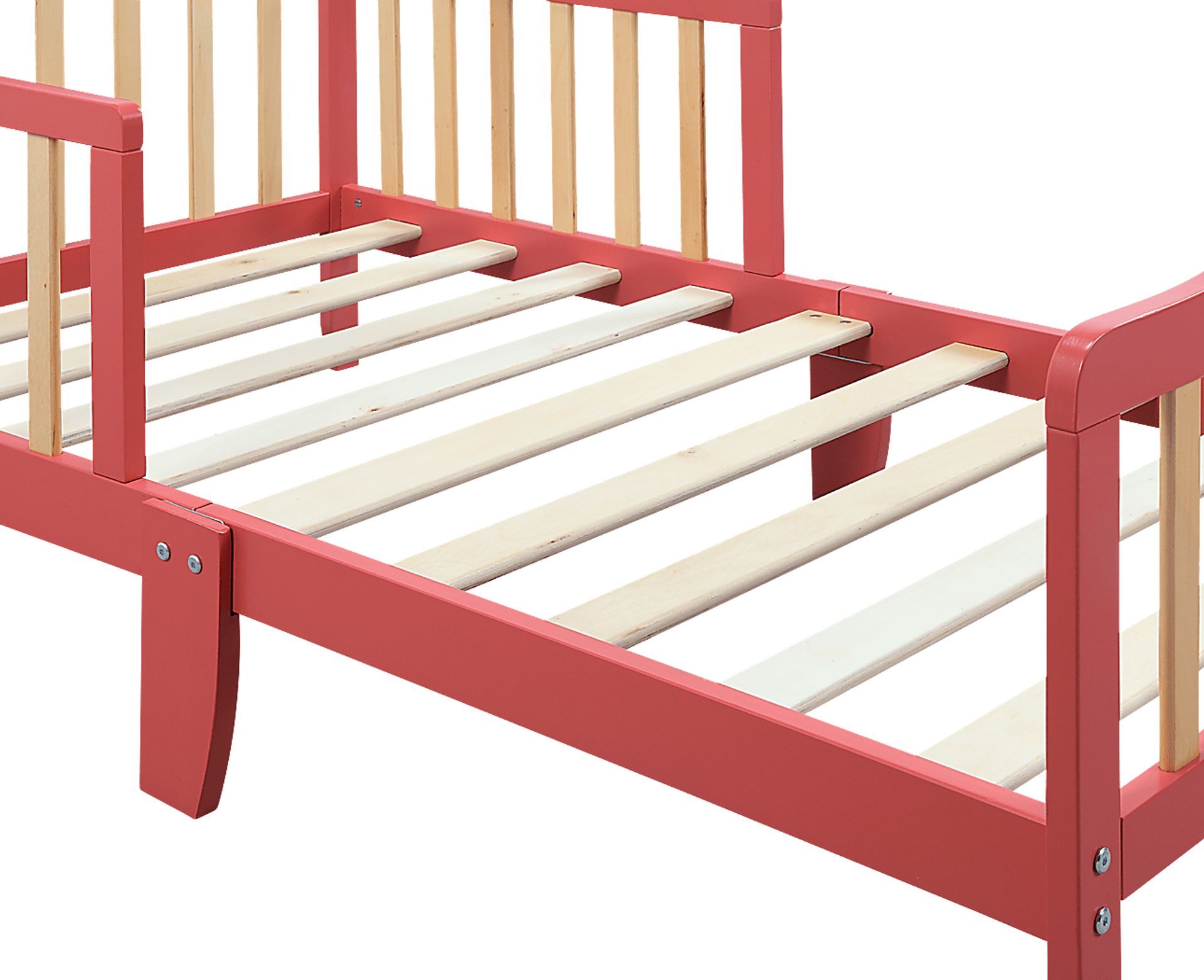 Kids Elvoro Red/Natural Toddler Bed - Image 3