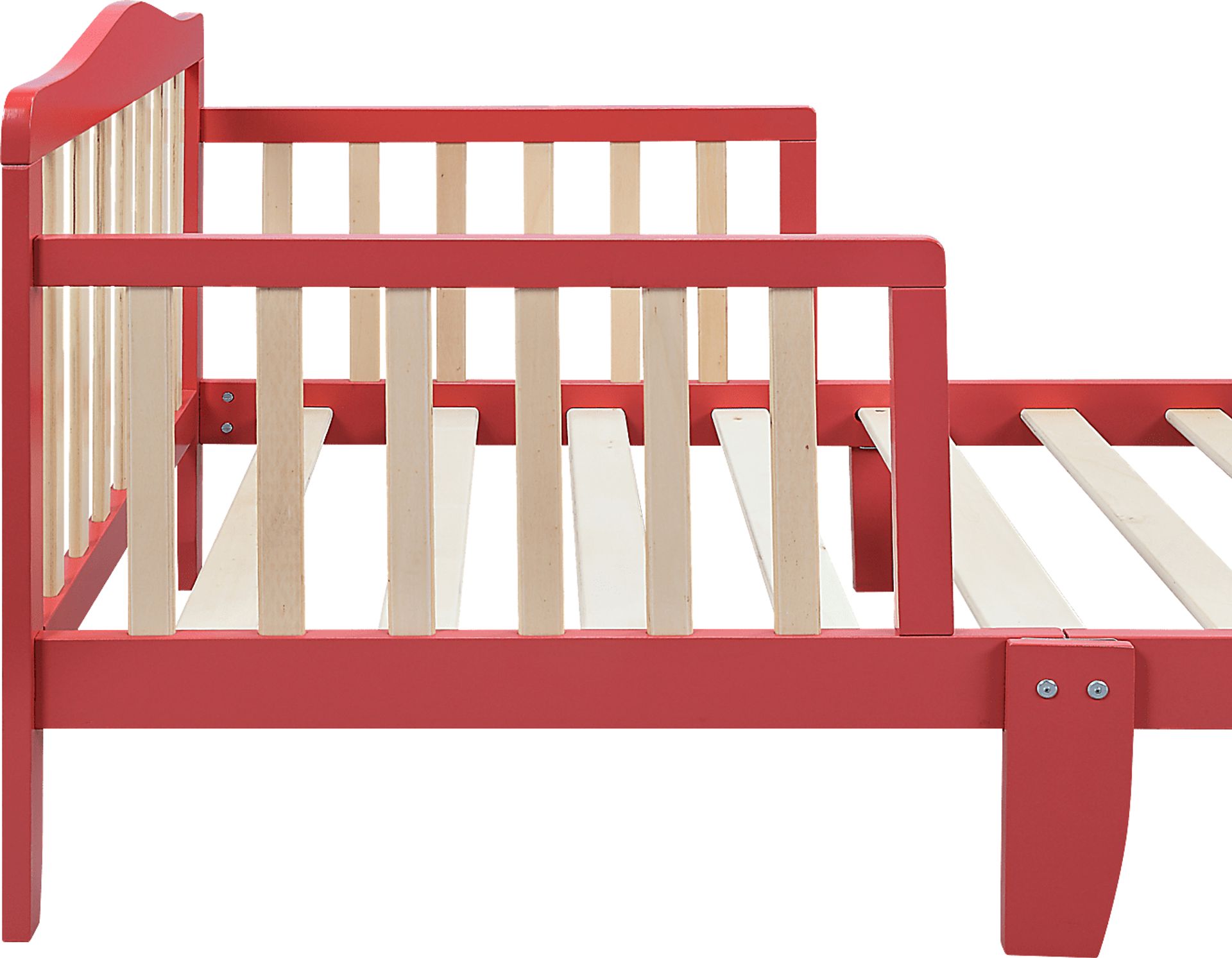 Kids Elvoro Red/Natural Toddler Bed - Image 4