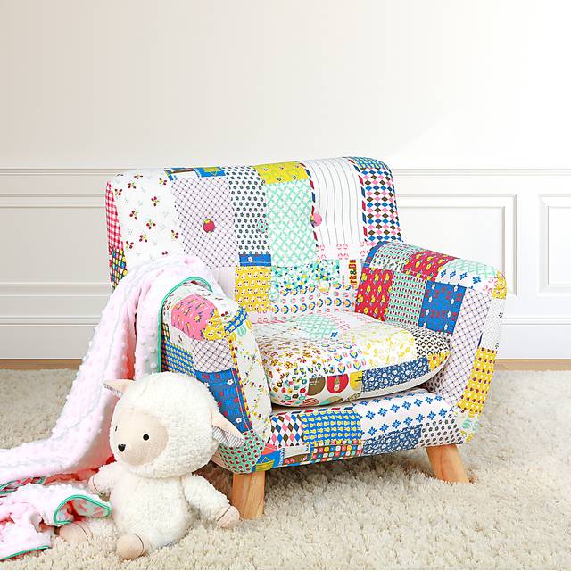 Kids Elvy White Accent Chair - Thumbnail - Image 5