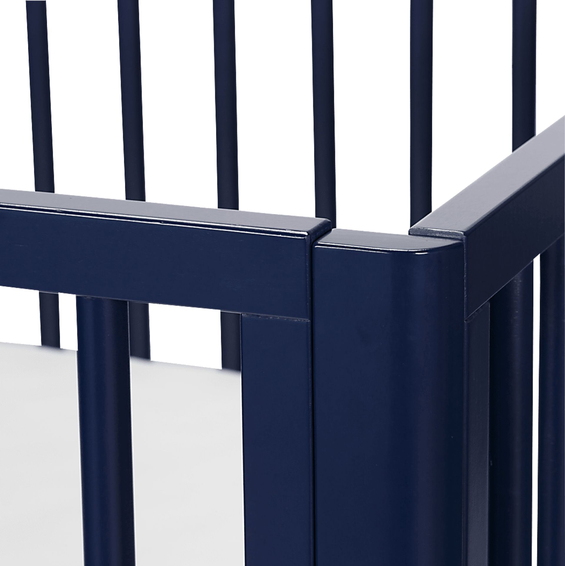 Kids Emero Dark Blue Convertible Crib - Image 9