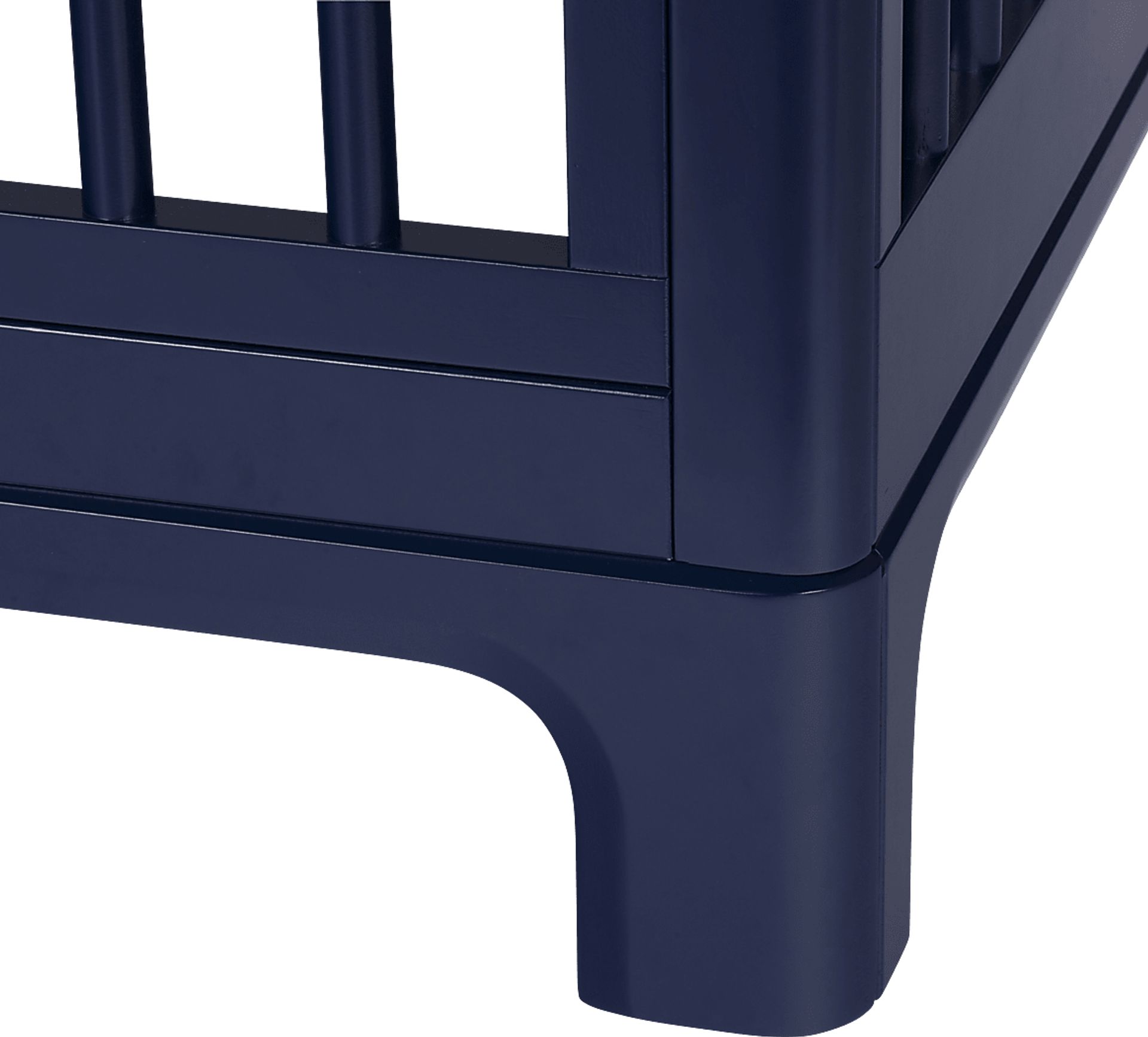Kids Emero Dark Blue Convertible Crib - Image 10