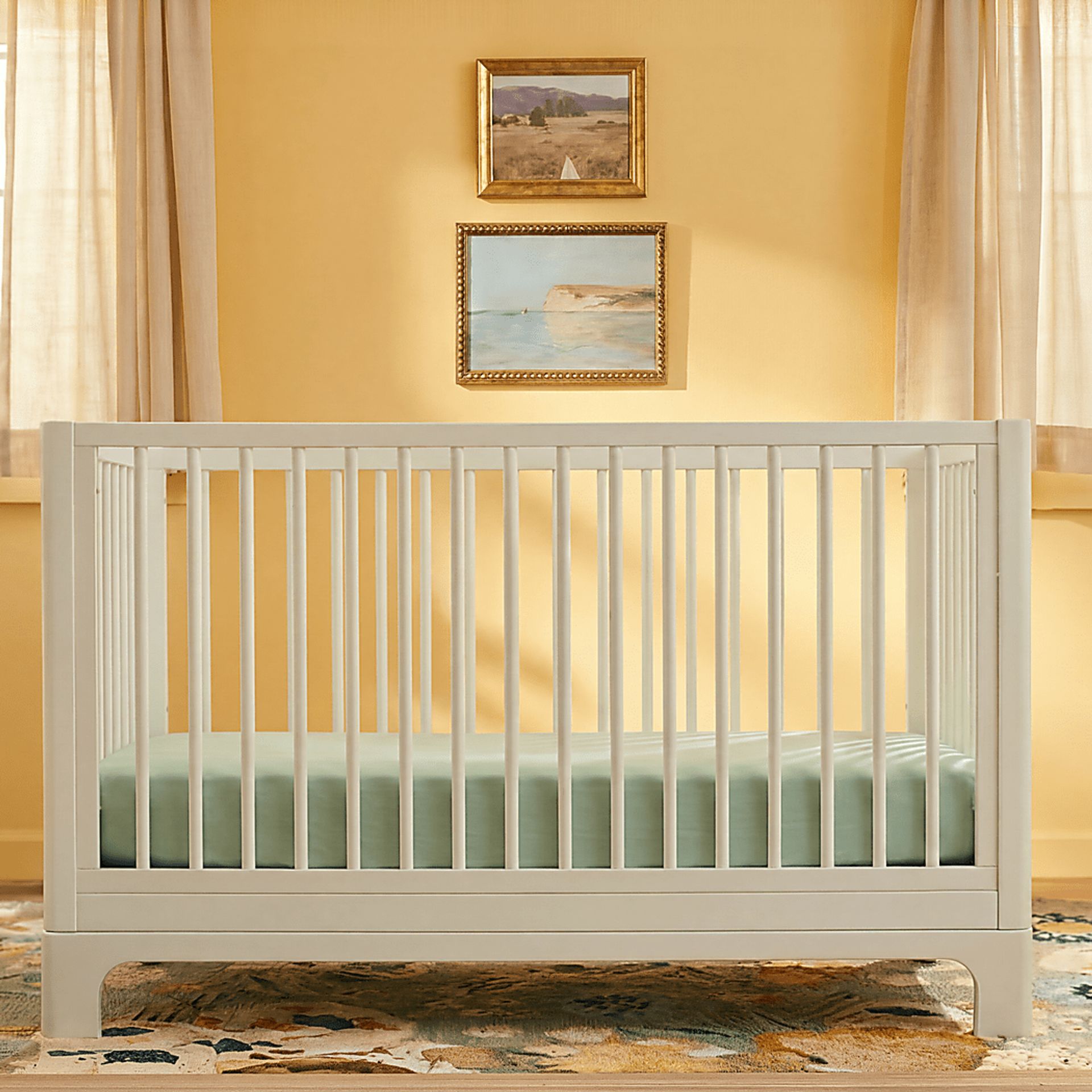 Kids Emero White Convertible Crib - Image 2