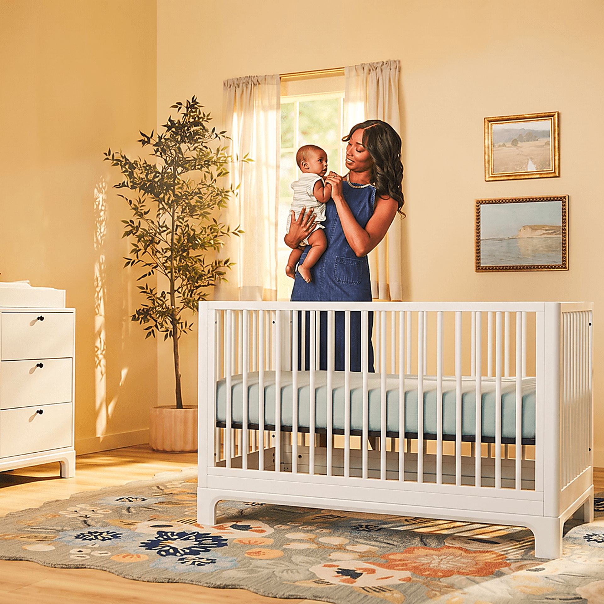 Kids Emero White Convertible Crib - Image 9