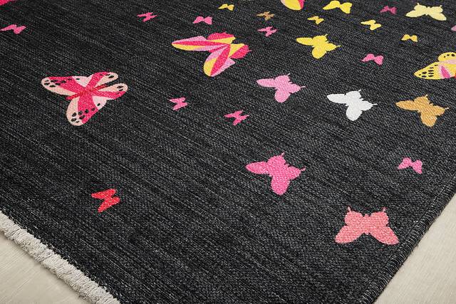 Kids Emgema Black/Multi 5'3 x 7' Rug - Thumbnail - Image 6