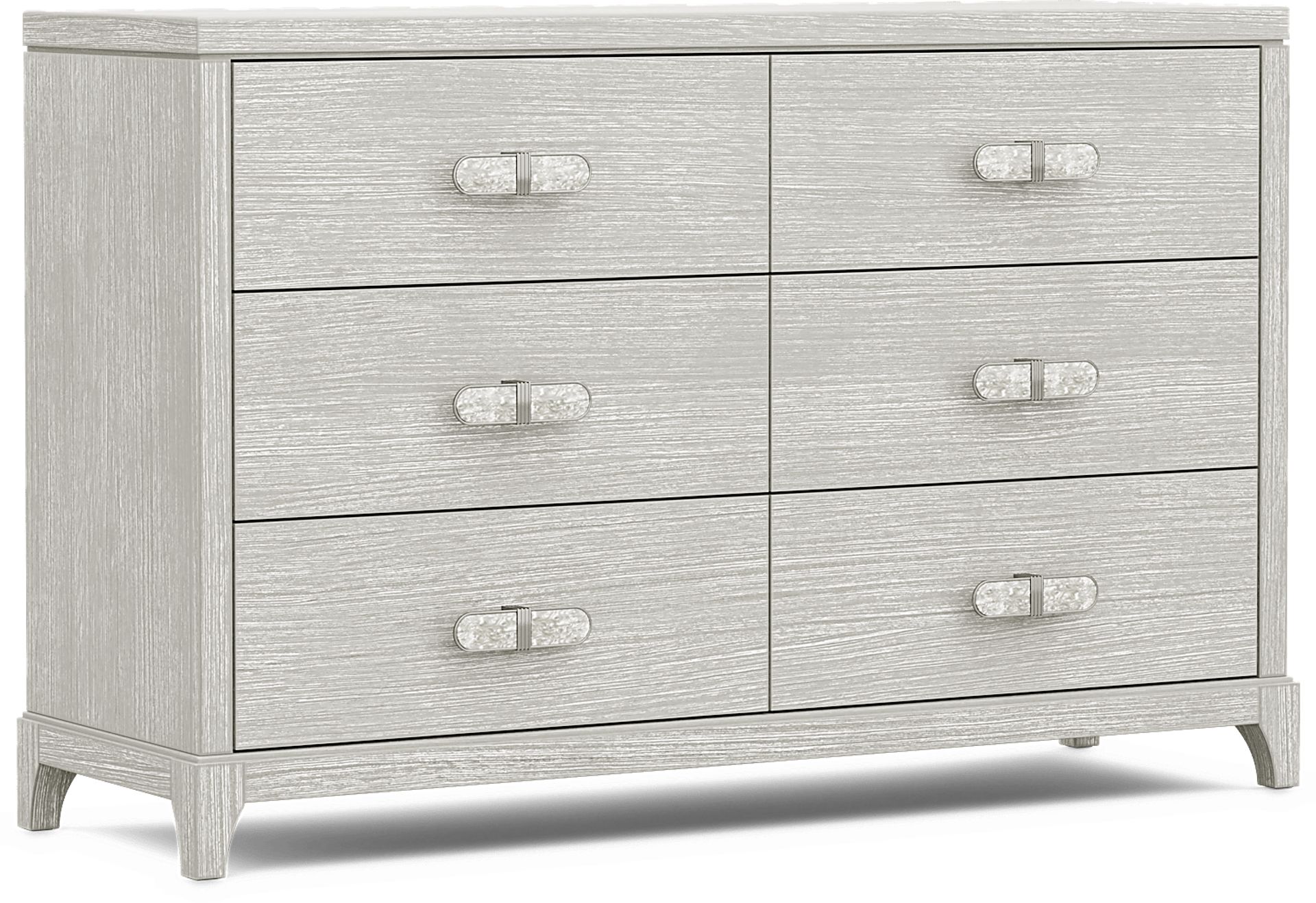 Kids Emilie Rose Wirebrush Gray Dresser - Image 3