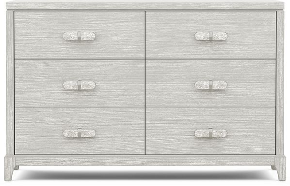 Kids Emilie Rose Wirebrush Gray Dresser