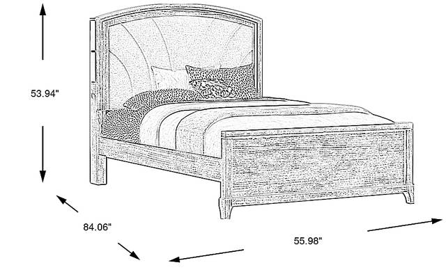 Dimension Image. Please refer to the Dimension Tab on this page for dimension details.