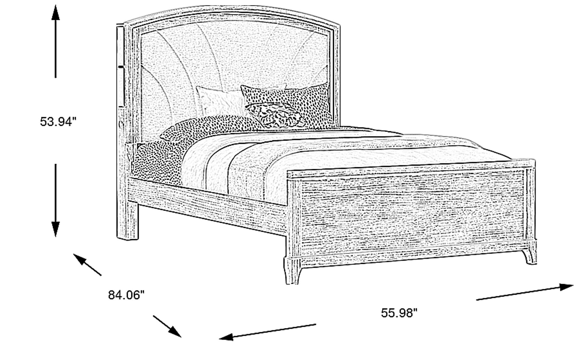 Dimension Image. Please refer to the Dimension Tab on this page for dimension details.