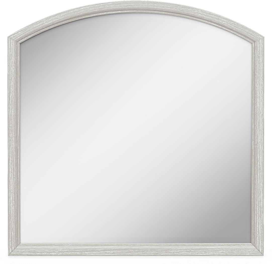 Kids Emilie Rose Wirebrush Gray Mirror