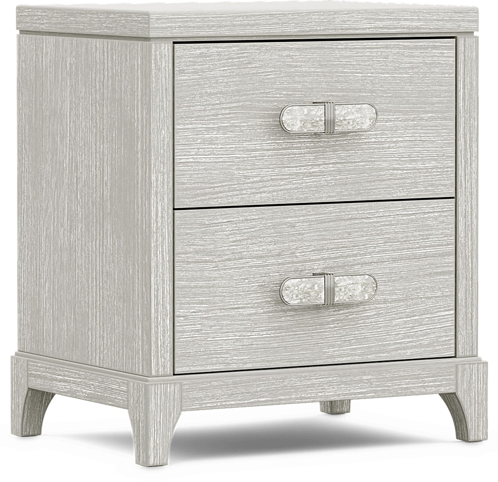 Kids Emilie Rose Wirebrush Gray Nightstand - Image 2