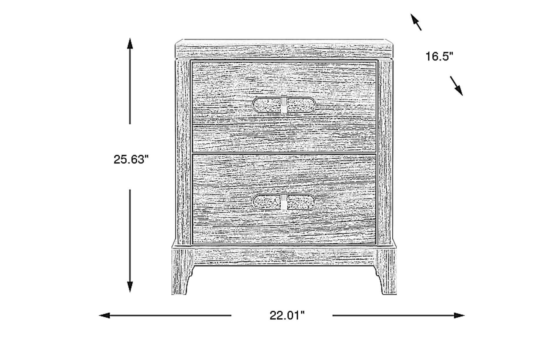 Dimension Image. Please refer to the Dimension Tab on this page for dimension details.