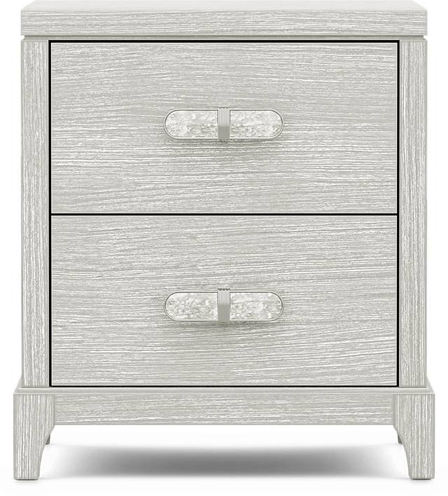 Kids Emilie Rose Wirebrush Gray Nightstand - Thumbnail - Image 1