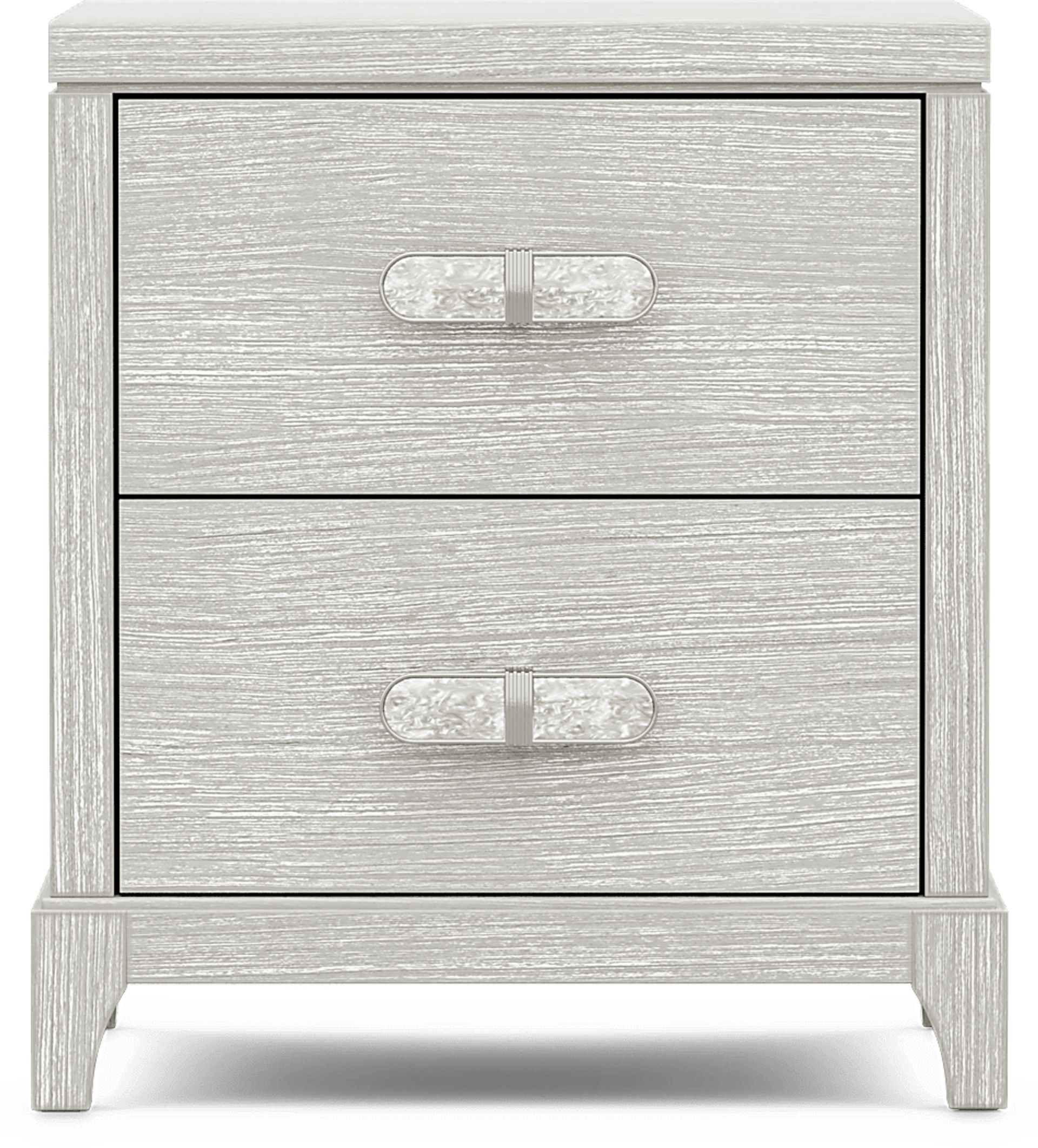 Kids Emilie Rose Wirebrush Gray Nightstand - Image 1