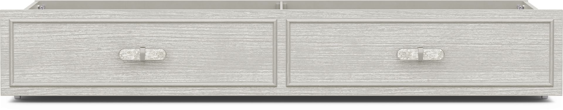Kids Emilie Rose Wirebrush Gray Twin Storage Trundle - Image 2