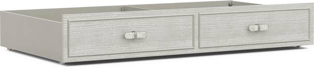 Kids Emilie Rose Wirebrush Gray Twin Storage Trundle - Thumbnail - Image 1