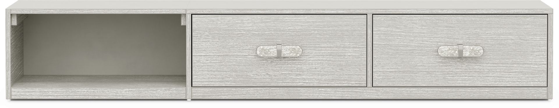 Kids Emilie Rose Wirebrush Gray Underbed Storage Drawers - Image 2