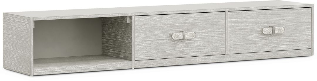 Kids Emilie Rose Wirebrush Gray Underbed Storage Drawers