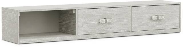 Kids Emilie Rose Wirebrush Gray Underbed Storage Drawers - Thumbnail - Image 1