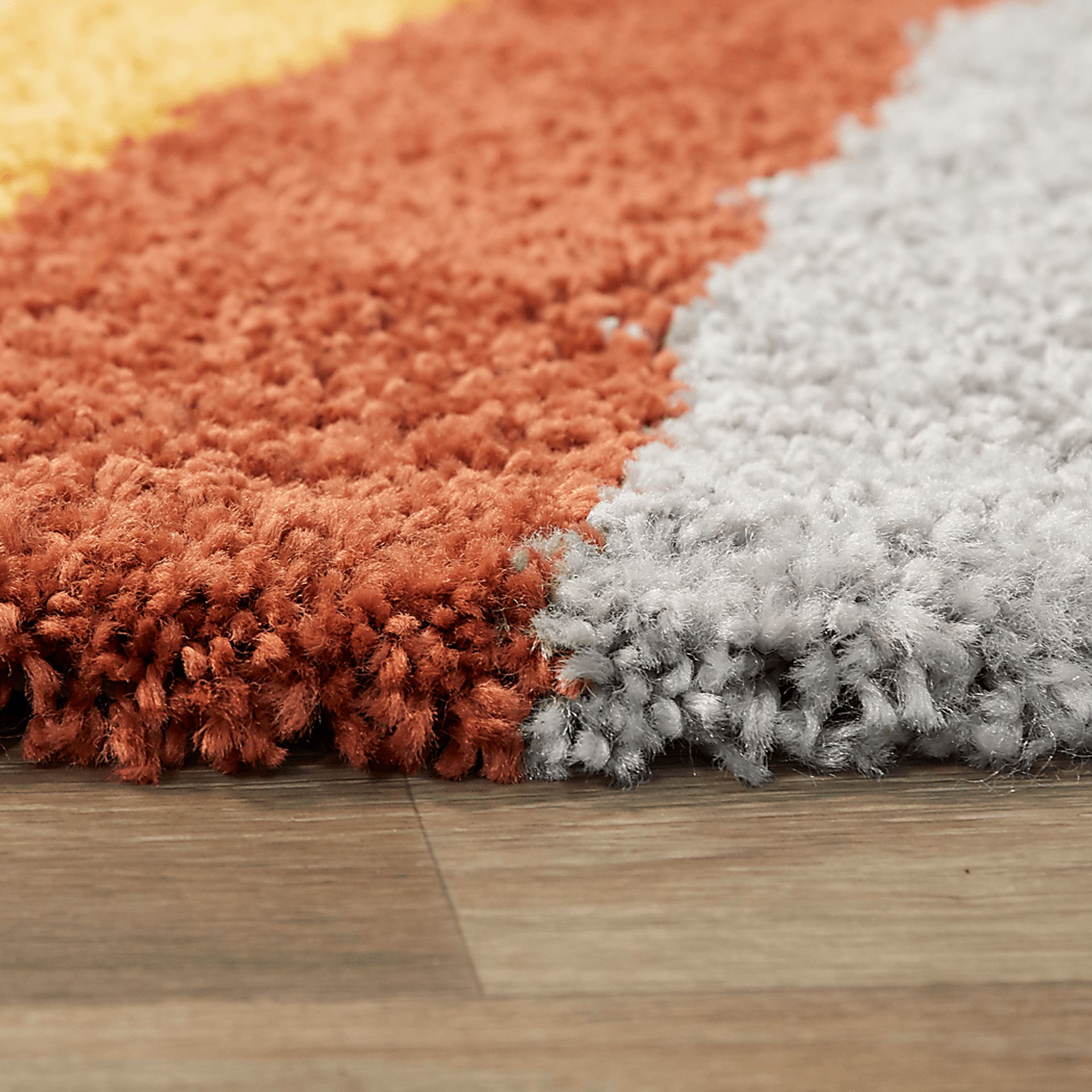 Kids End Of The Rainbow White 5'3 x 7' Rug - Image 5