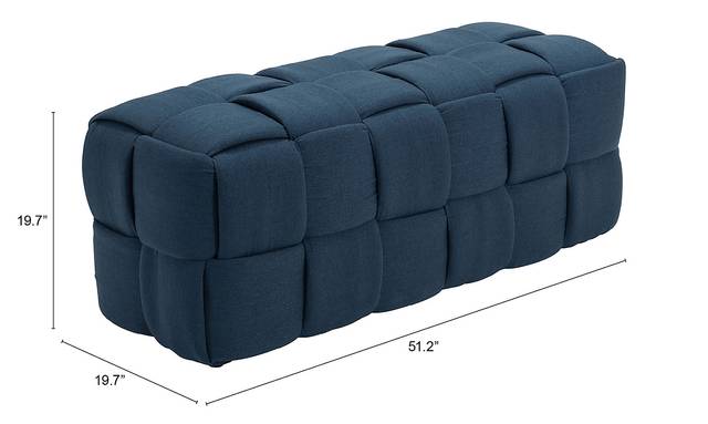 Kids Esher Navy Accent Bench - Thumbnail - Image 4