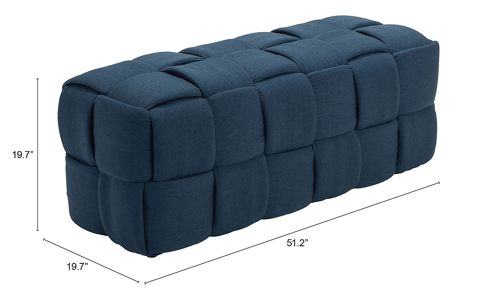 Kids Esher Navy Accent Bench - Image 4