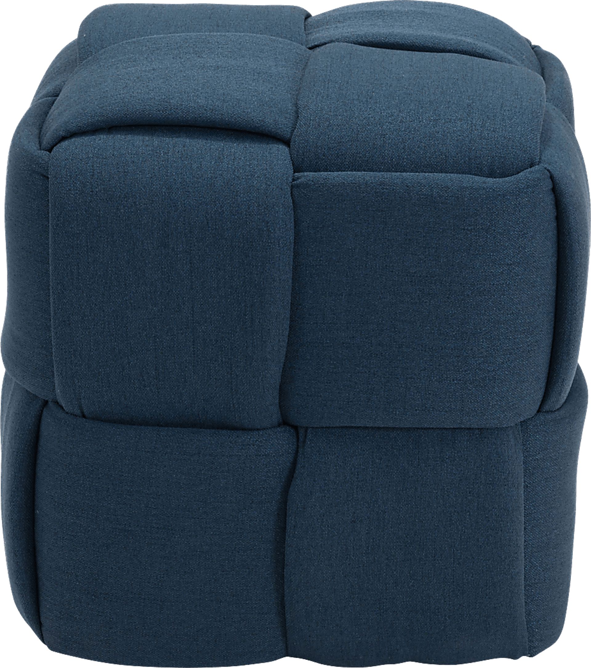 Kids Esher Navy Ottoman - Image 2