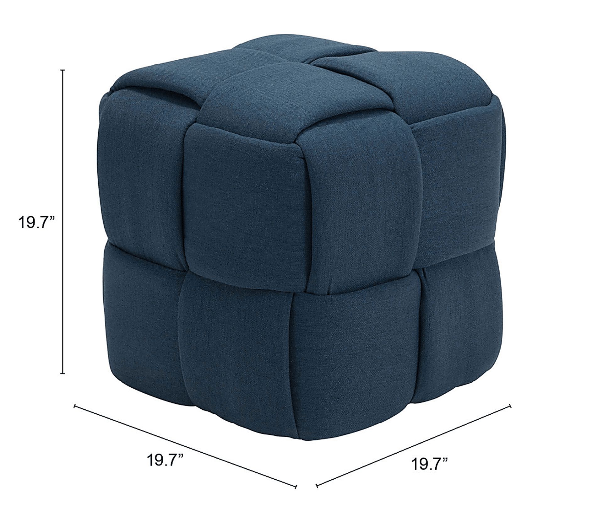 Kids Esher Navy Ottoman - Image 3