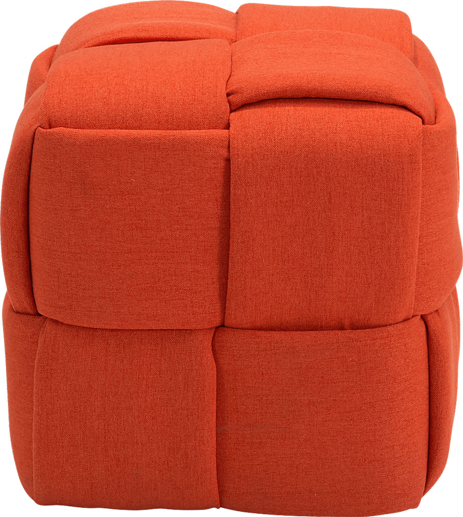 Kids Esher Orange Ottoman - Image 2