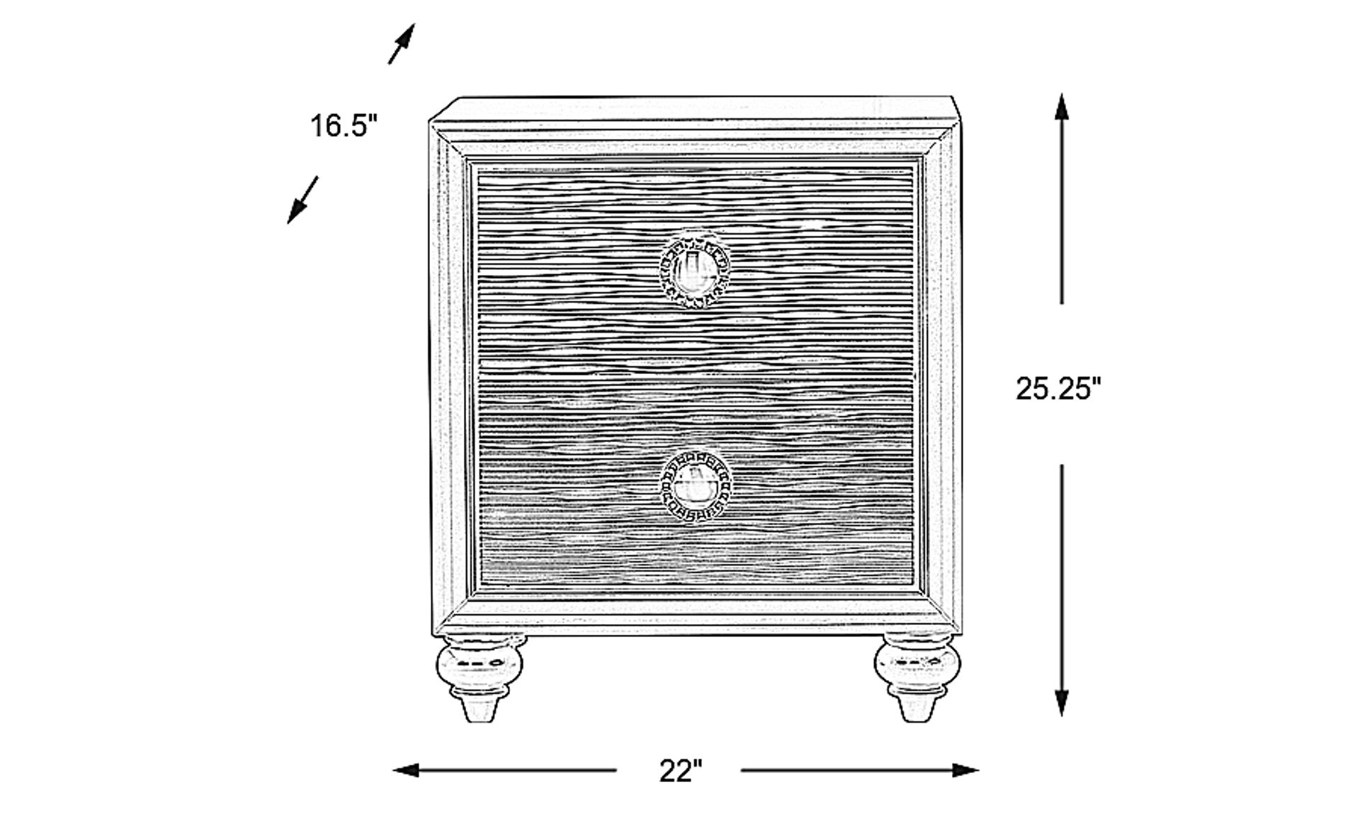 Dimension Image. Please refer to the Dimension Tab on this page for dimension details.