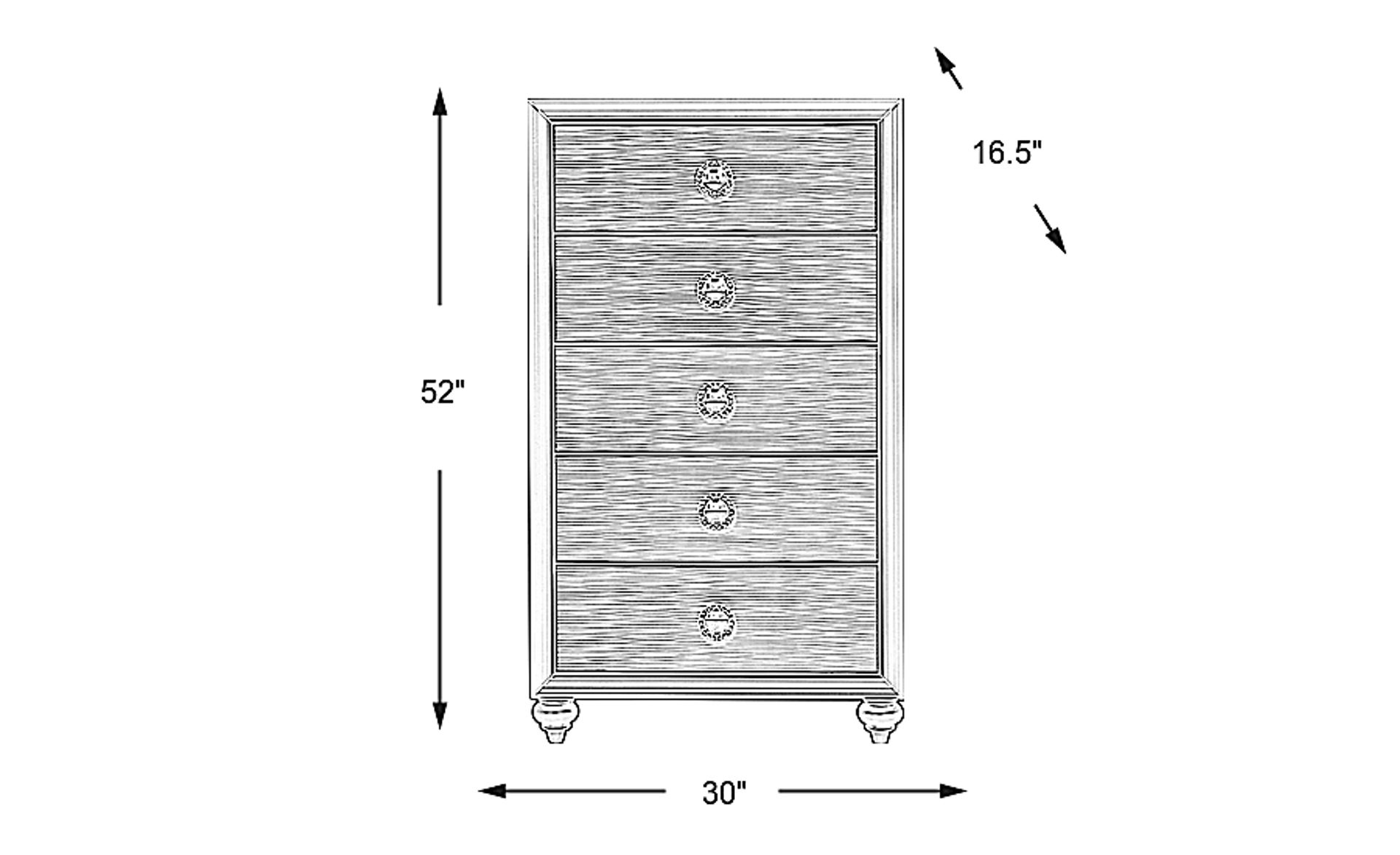 Dimension Image. Please refer to the Dimension Tab on this page for dimension details.