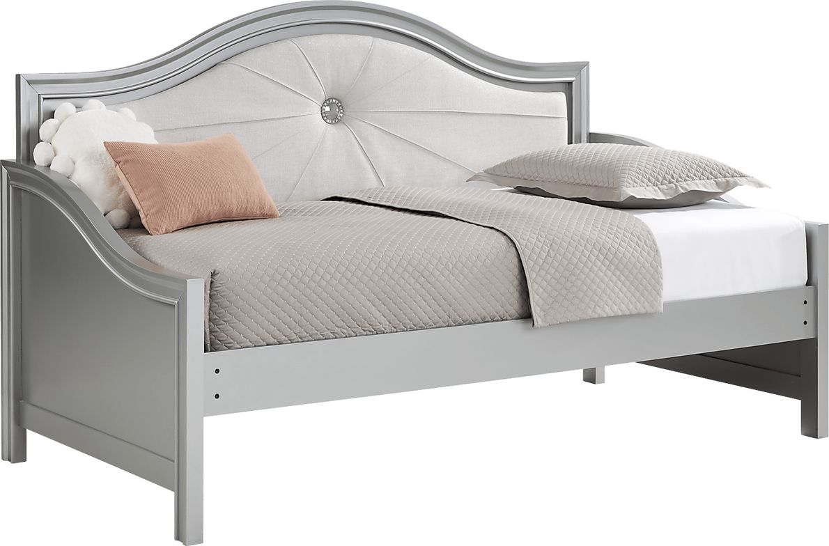 Kids Evangeline Silver 5 Pc Twin Daybed Bedroom