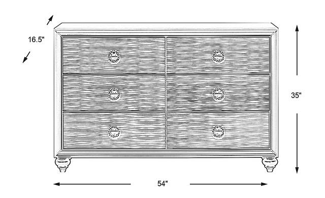 Dimension Image. Please refer to the Dimension Tab on this page for dimension details.