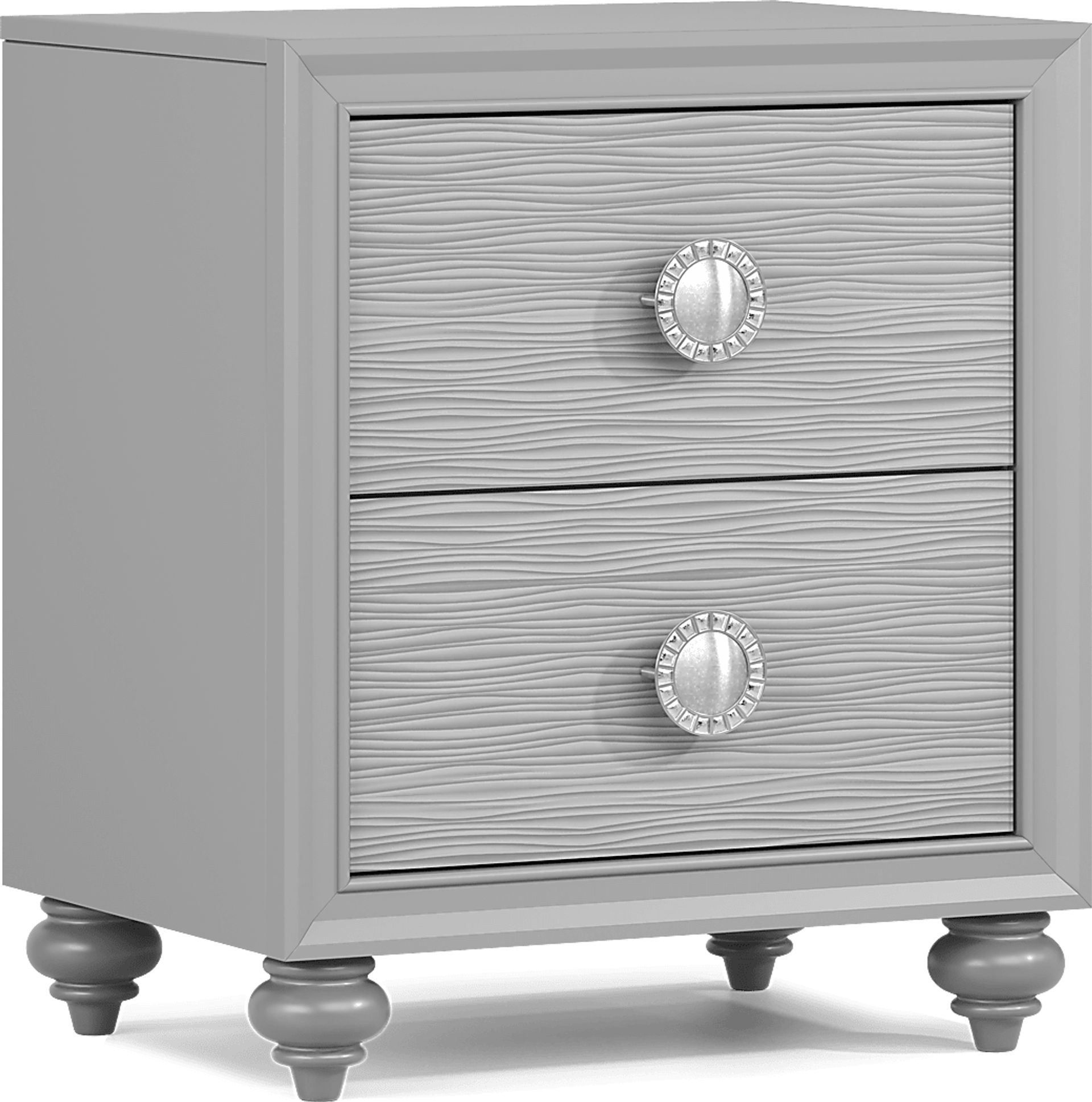 Kids Evangeline Silver Nightstand - Image 2