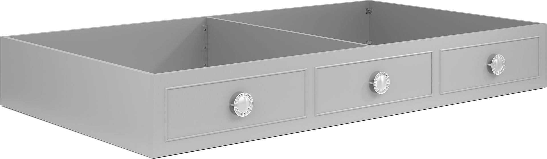 Kids Evangeline Silver Twin Storage Trundle - Image 1