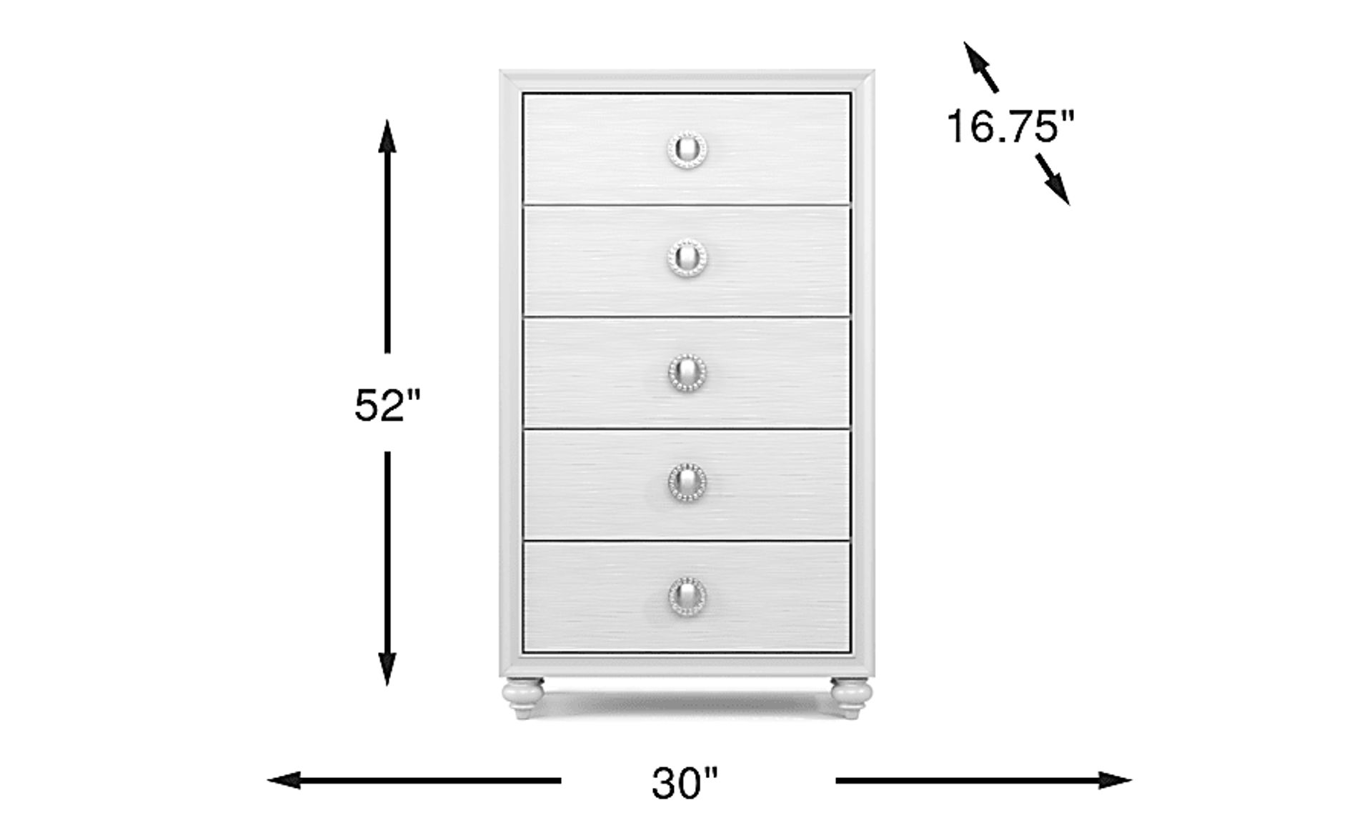 Dimension Image. Please refer to the Dimension Tab on this page for dimension details.