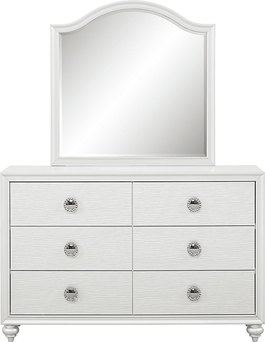Evangeline White Colors,White Dresser & Mirror Set Rooms To Go