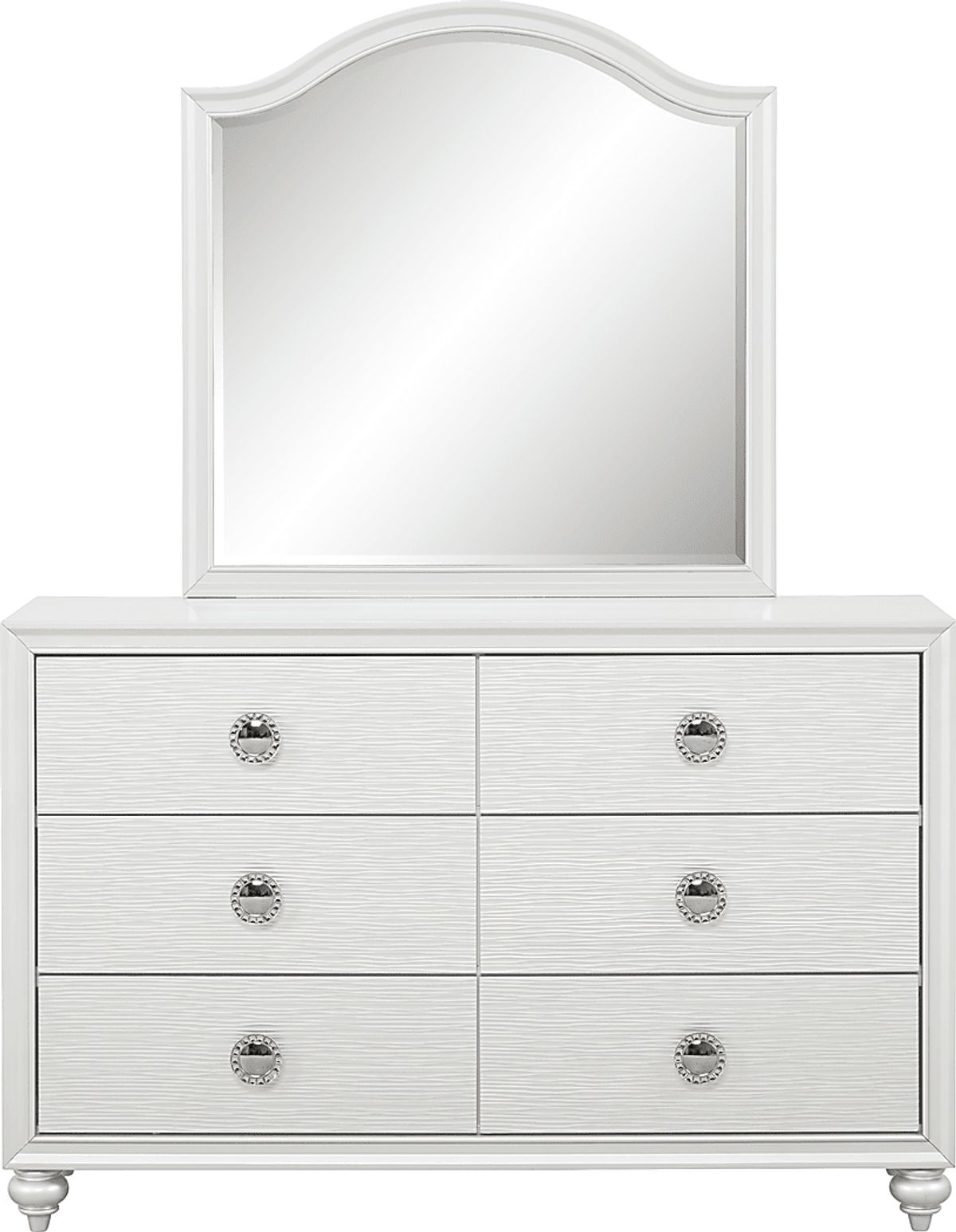 Evangeline White Colors,White Dresser & Mirror Set Rooms to Go