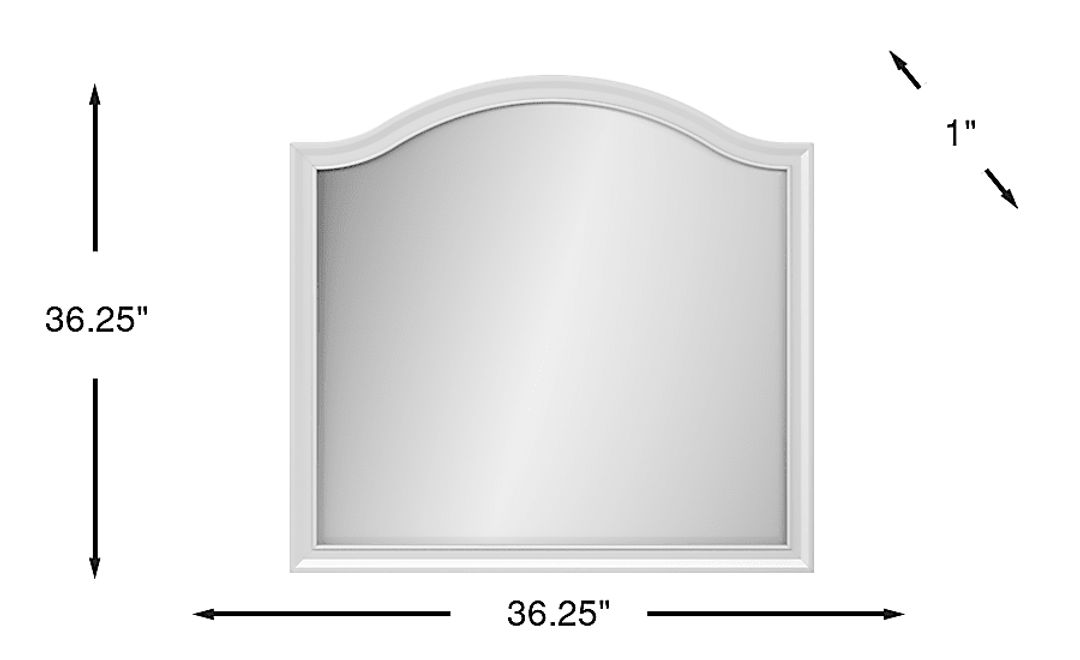 Kids Evangeline White Mirror