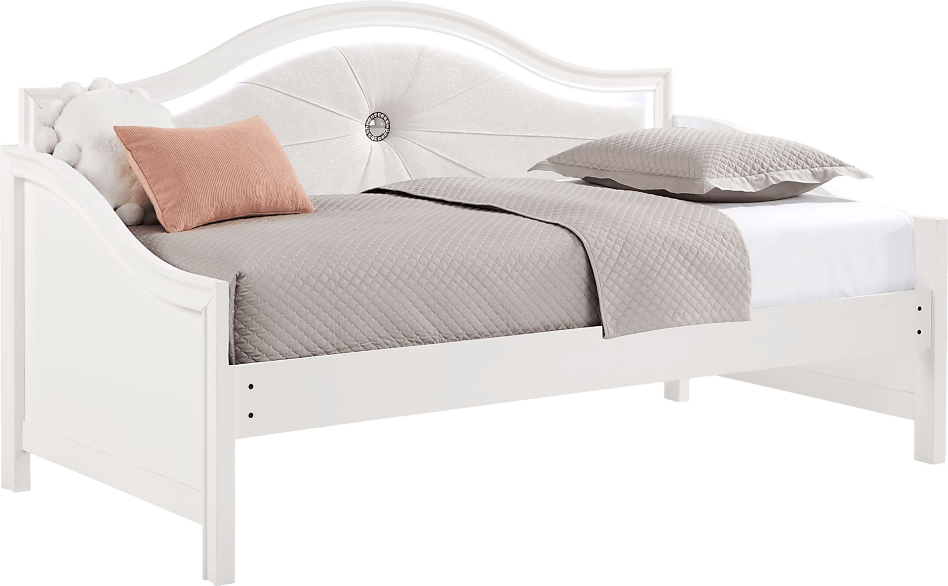 Kids Evangeline White 5 Pc Twin Daybed Bedroom - Image 3
