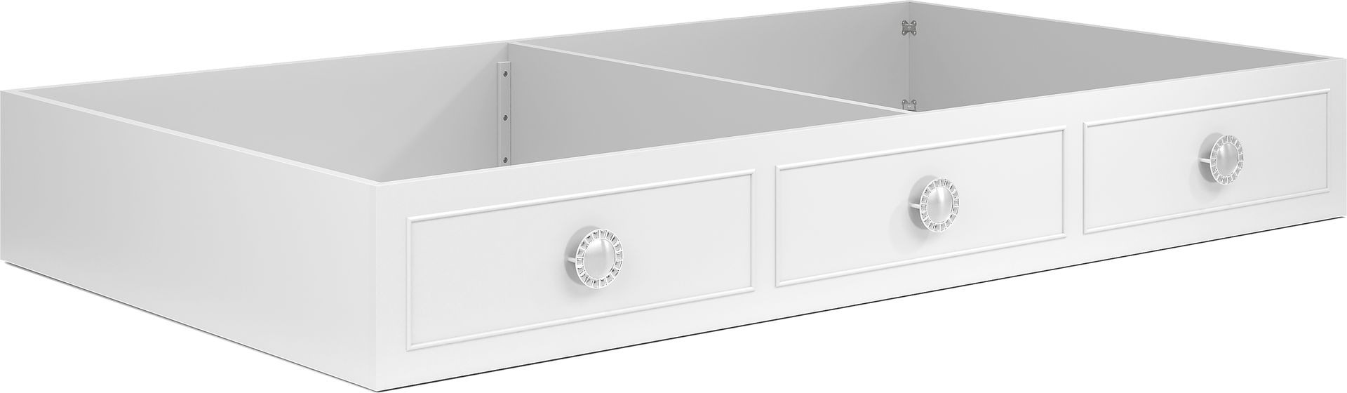 Kids Evangeline White Twin Storage Trundle - Image 2