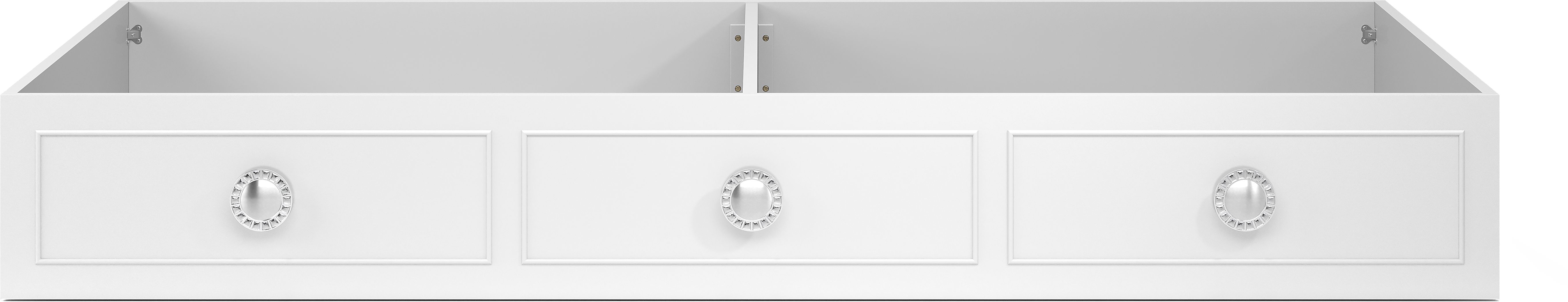 Kids Evangeline White Twin Storage Trundle