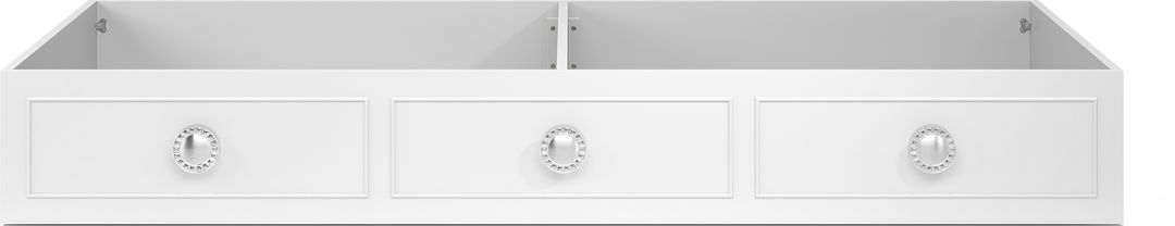 Kids Evangeline White Twin Storage Trundle