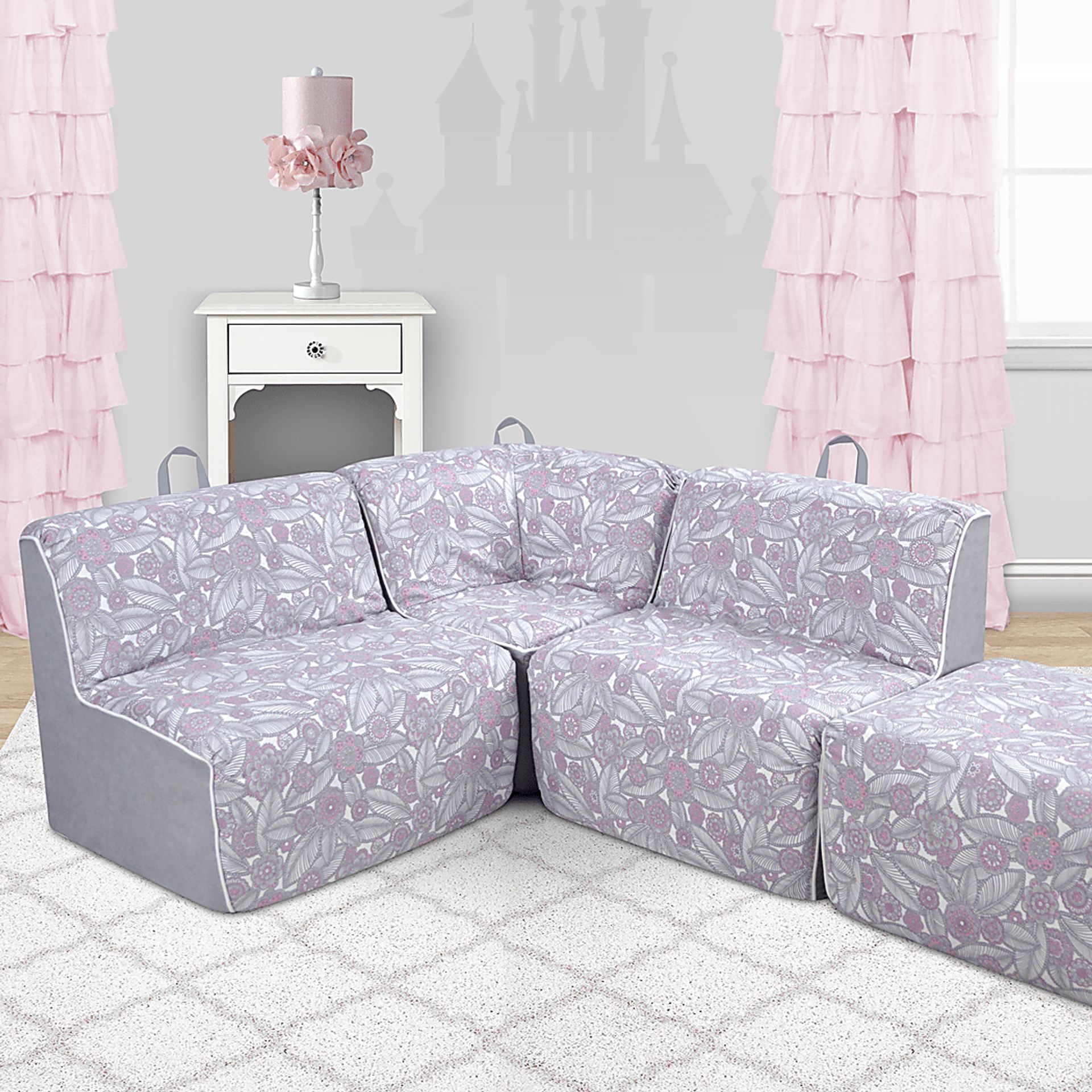 Kids Everin Gray Sectional - Image 2