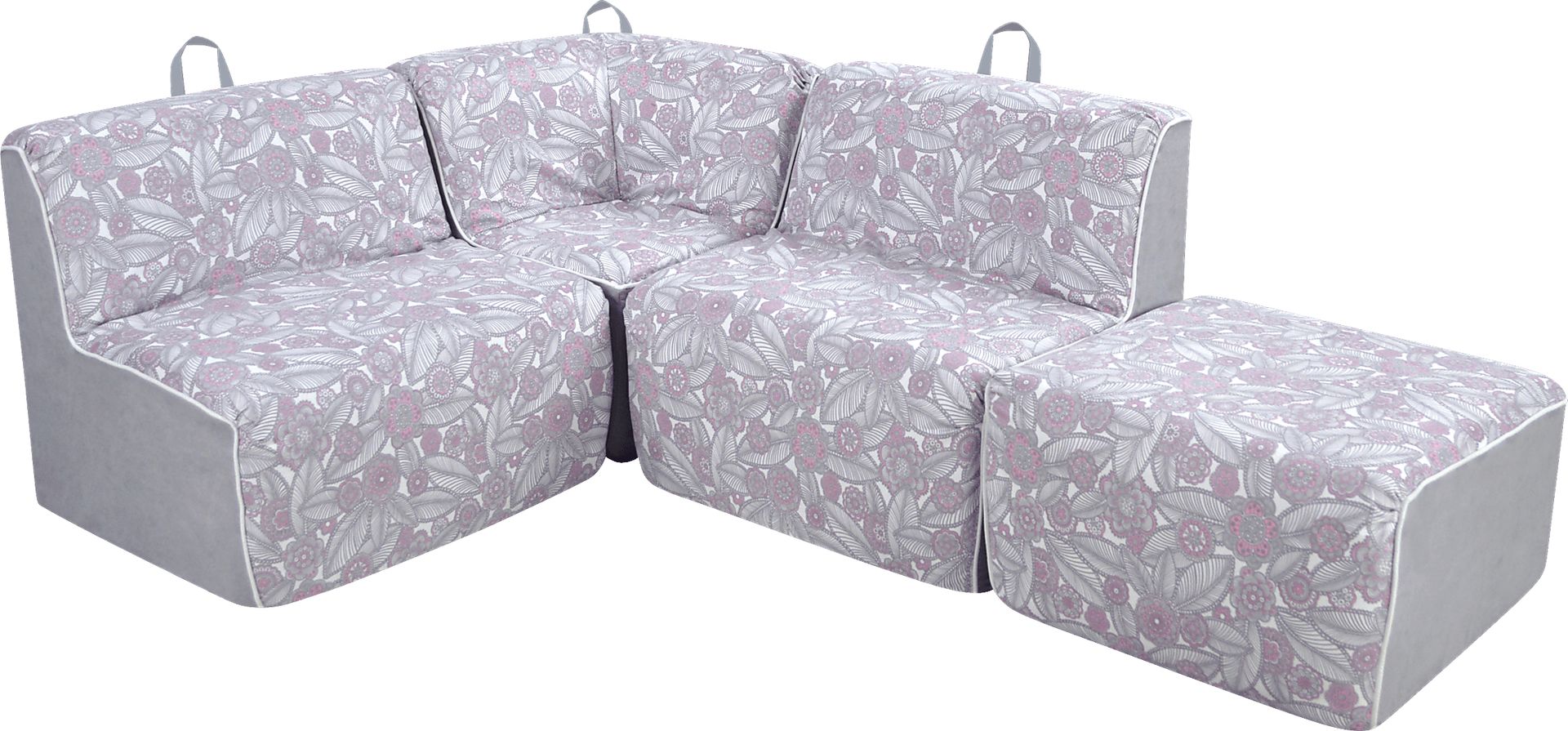 Kids Everin Gray Sectional - Image 1