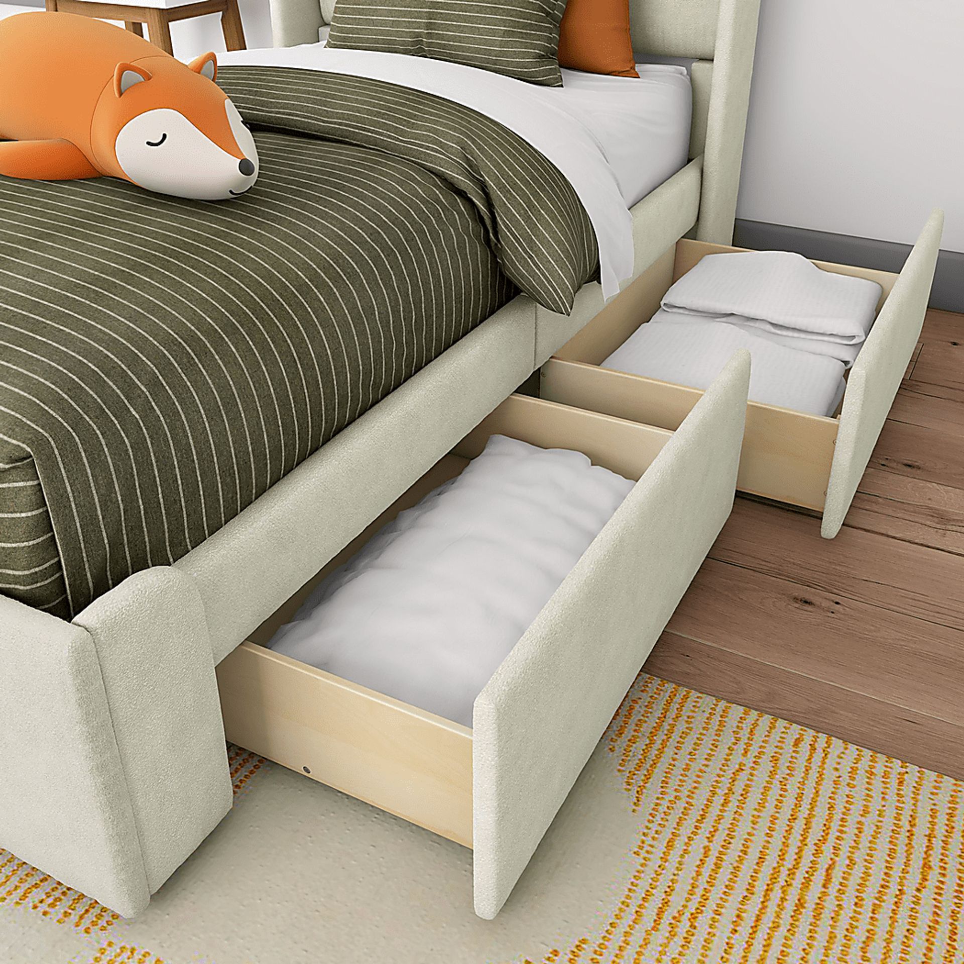 Kids Evosa I Cream Twin Bed - Image 6