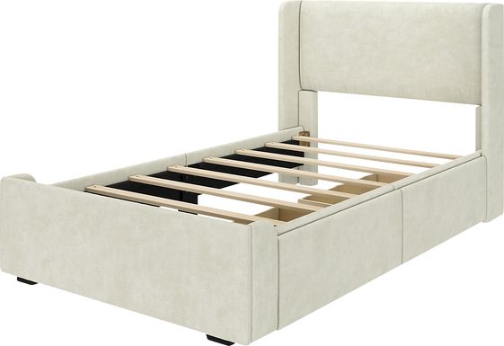 Kids Evosa I Cream Twin Bed
