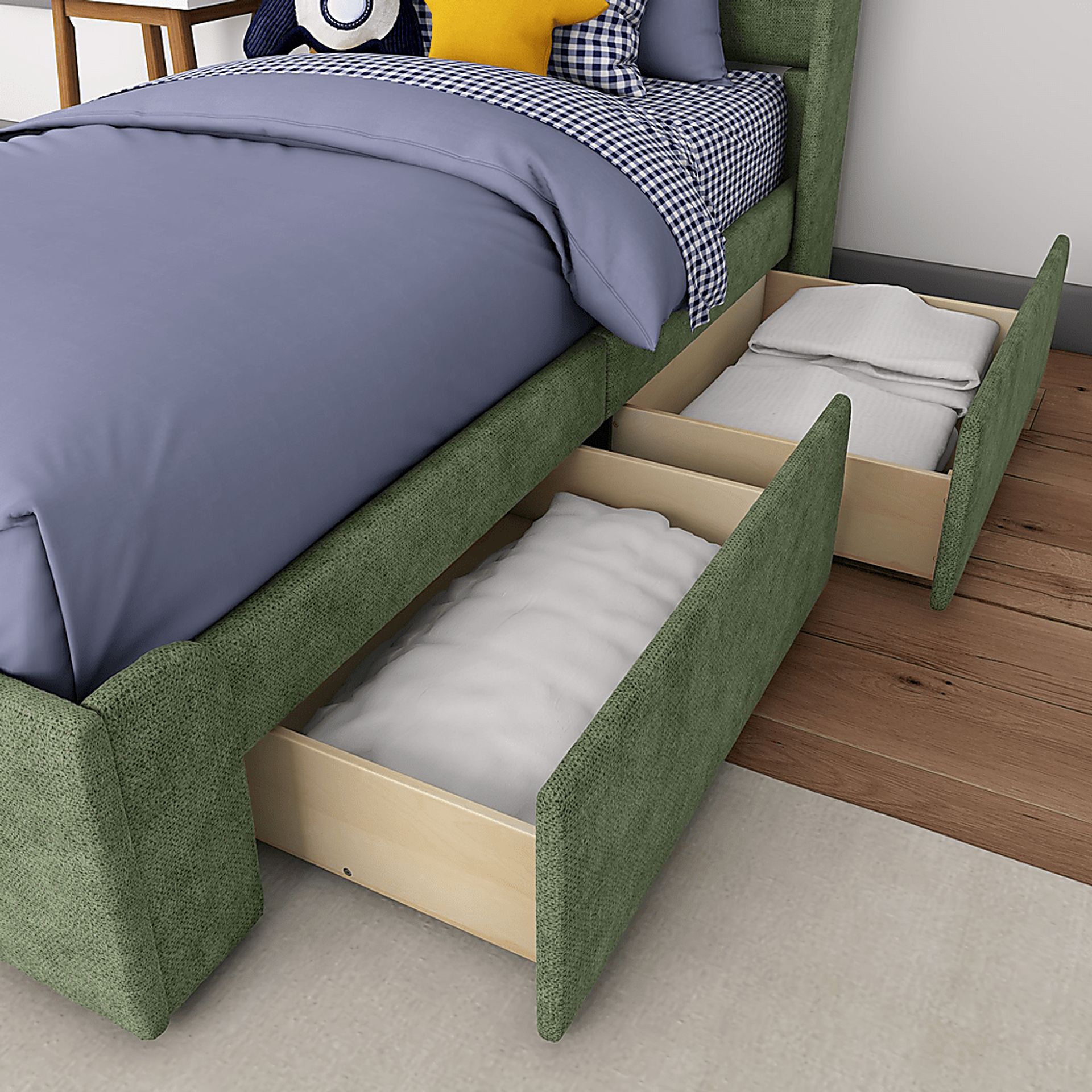 Kids Evosa I Green Twin Bed - Image 8